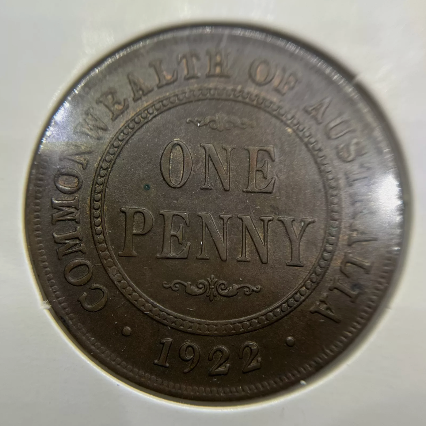 1922 Penny - Uncirculated