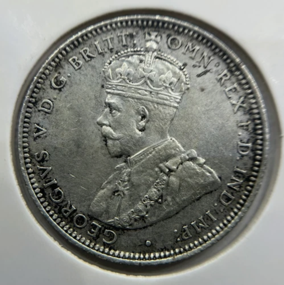 1921 Star Shilling Coin - Extremely Fine