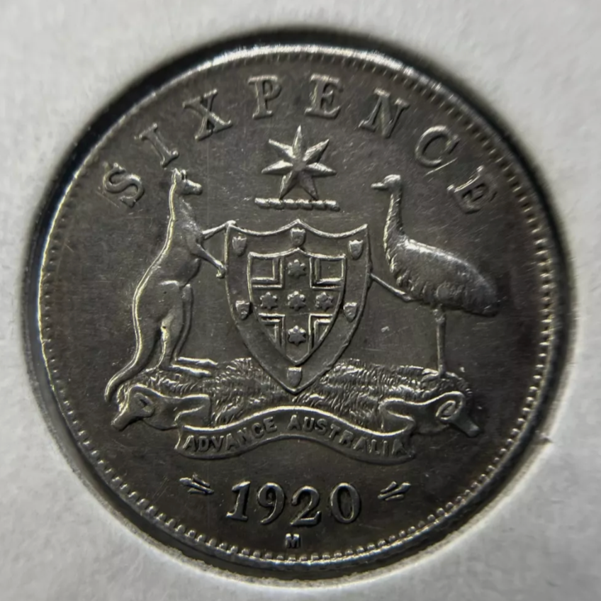 1920 Sixpence Coin - good Very Fine