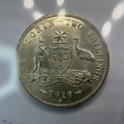 1919 Florin Coin - Choice Uncirculated Lustre