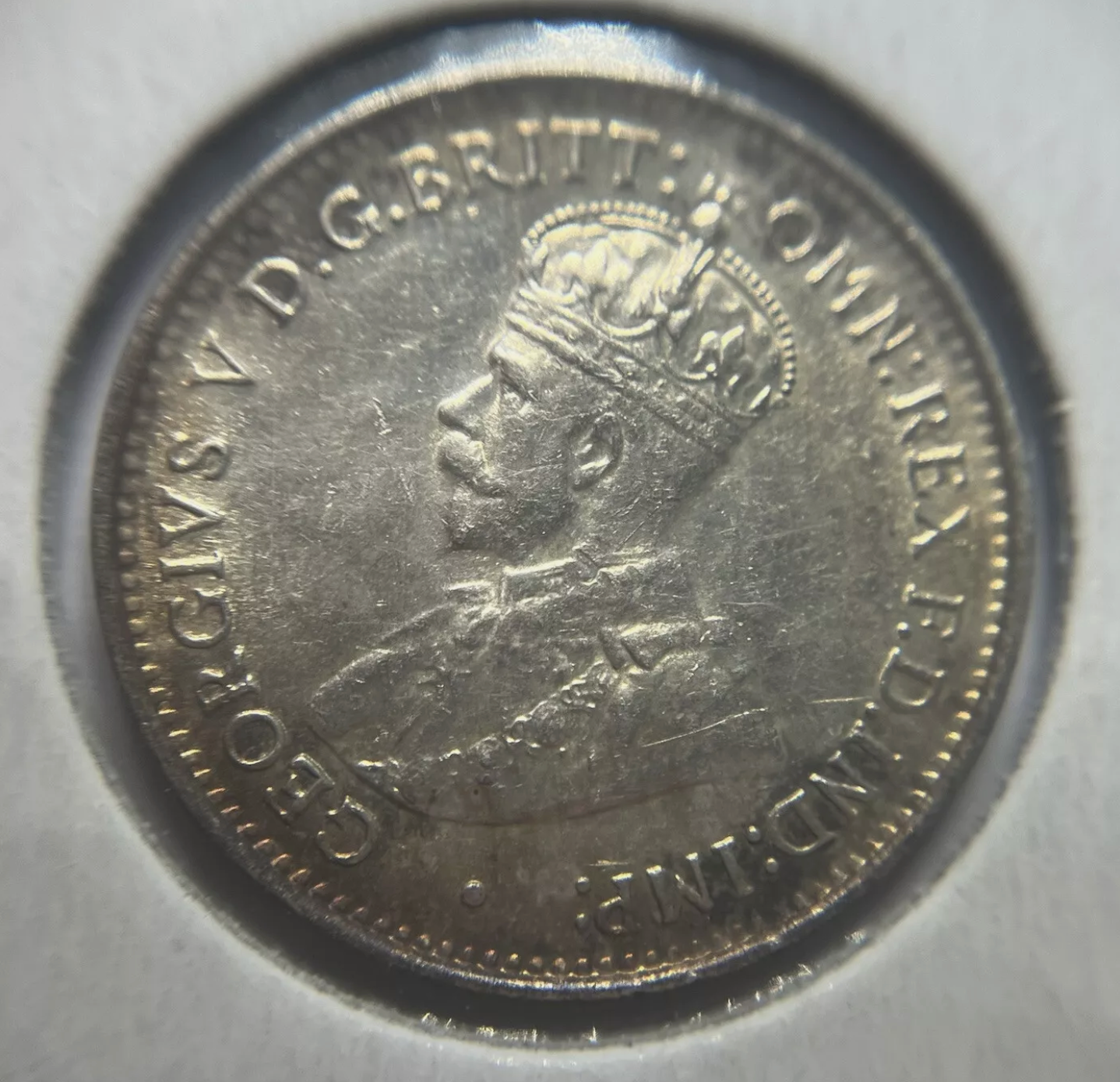 1918 Threepence Coin - Extremely Fine