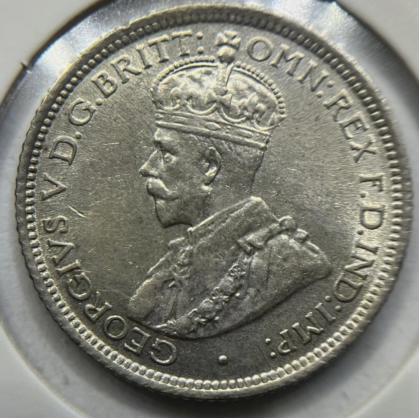 1914 Sixpence Coin - almost Extremely Fine