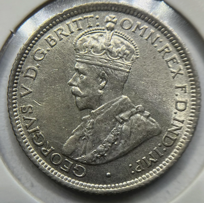 1914 Sixpence Coin - almost Extremely Fine