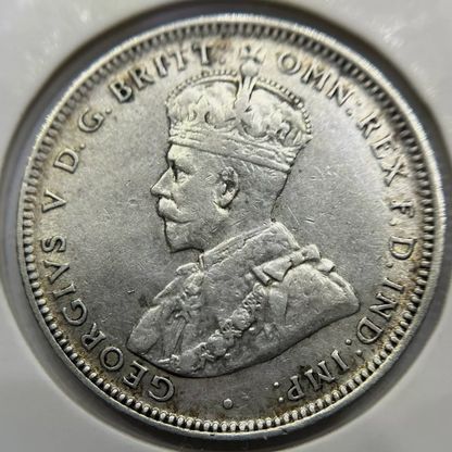 1912 Shilling Coin - Very Fine