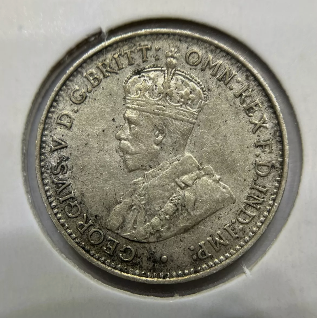 1911 Threepence Coin - good Very Fine