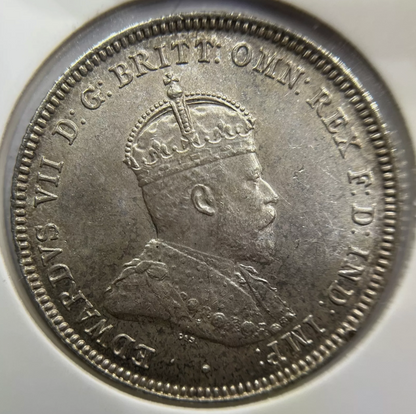 1910 Shilling Coin - Uncirculated