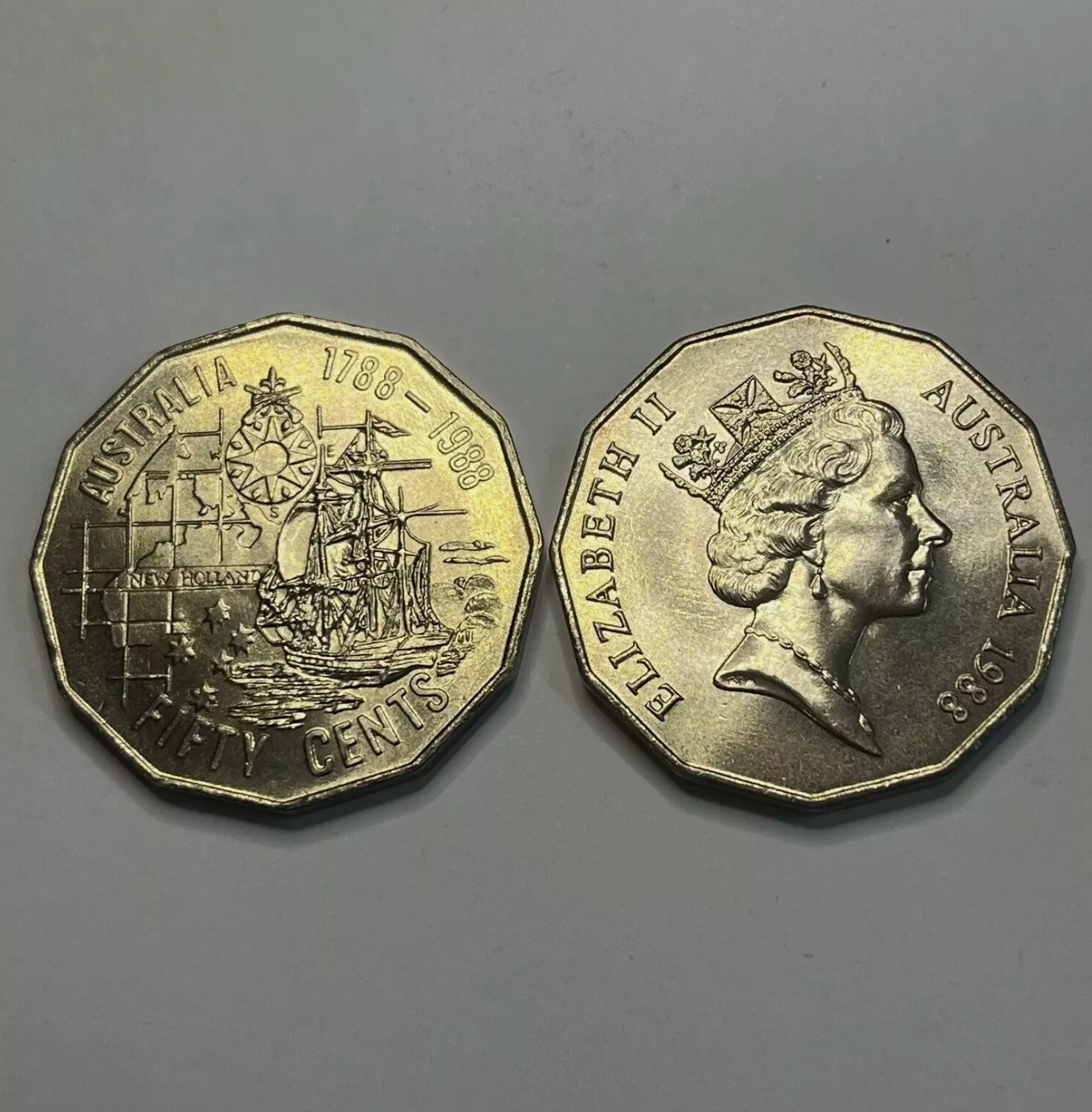 1988 Bicentenary 50 Cent - Uncirculated
