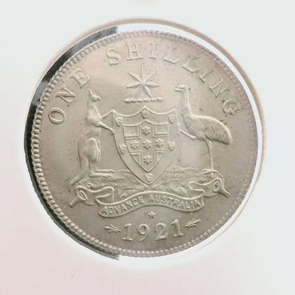 1921 Star Shilling Coin - Uncirculated