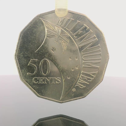2000 Millenium Year 50 Cent - Uncirculated