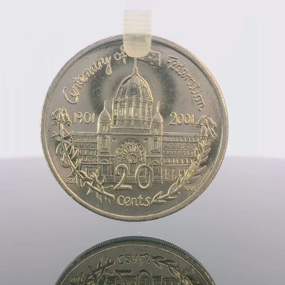 2001 Victoria Centenary of Federation 20 Cent - Uncirculated