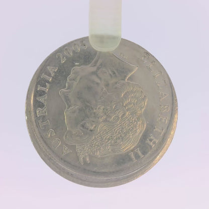 2005 Five Cent Coin - Off Centre & Lip - Struck out of Collar - Uncirculated