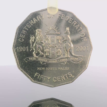 2001 New South Wales Centenary of Federation 50 Cent - Uncirculated