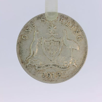 1912 Shilling Coin - Very Fine