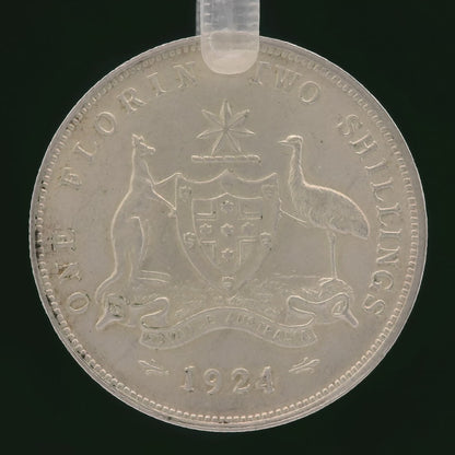 1924 Florin Coin - Choice Uncirculated Lustre