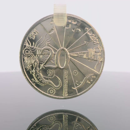 2001 Queensland Centenary of Federation 20 Cent - Uncirculated