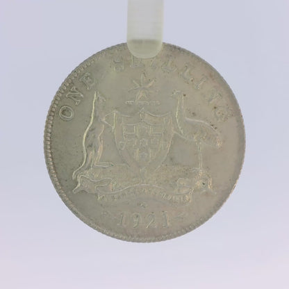 1921 Star Shilling Coin - Uncirculated
