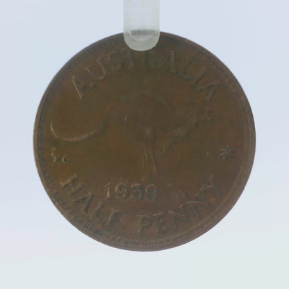 1939 Half Penny Coin - Extremely Fine