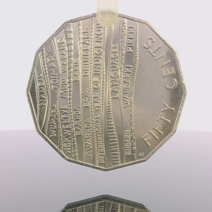 2019 Fifty Cent Coin - Indigenous Languages  - Uncirculated