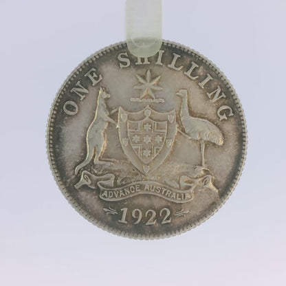 1922 Shilling Coin - Extremely Fine