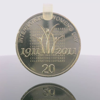 2011 Twenty Cent Coin - International Women's Day  - Uncirculated