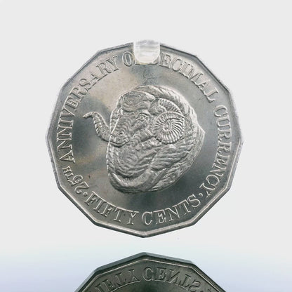1991 Rams Head 50 Cent - Uncirculated