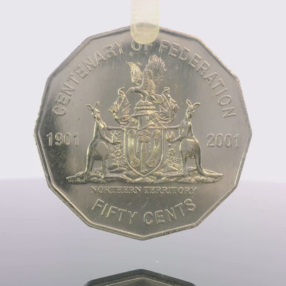 2001 Northern Territory Centenary of Federation 50 Cent - Uncirculated