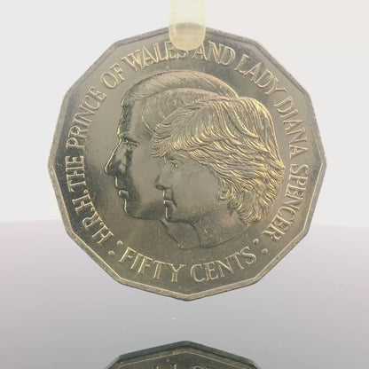 1981 Prince Of Wales 50 Cent - Uncirculated