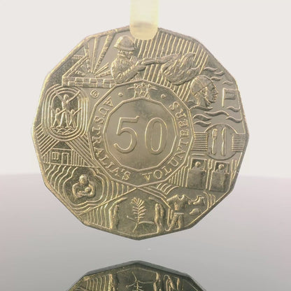 2003 Australia's Volunteers 50 Cent - Uncirculated