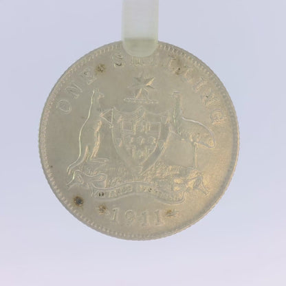 1911 Shilling Coin - Very Fine