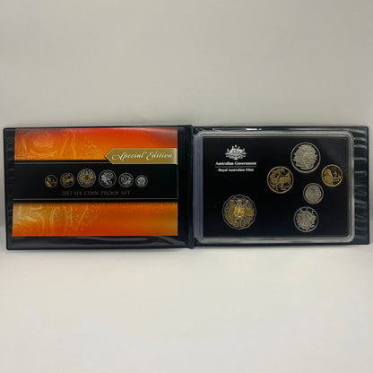 2012 Mint Proof Coin Set - Special Edition Gold Plated Gilded 50c - RAM Case