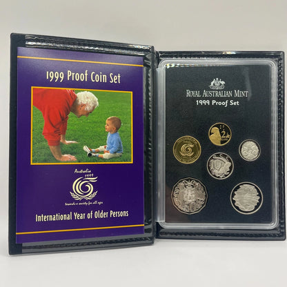 1999 Proof Coin Set - Older Persons - Elizabeth II in RAM Case