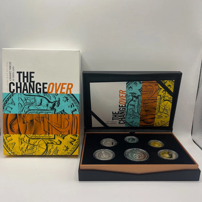 2016 Mint Proof Coin Set - Changeover 50 Years Decimal - Scarce RAM Case
