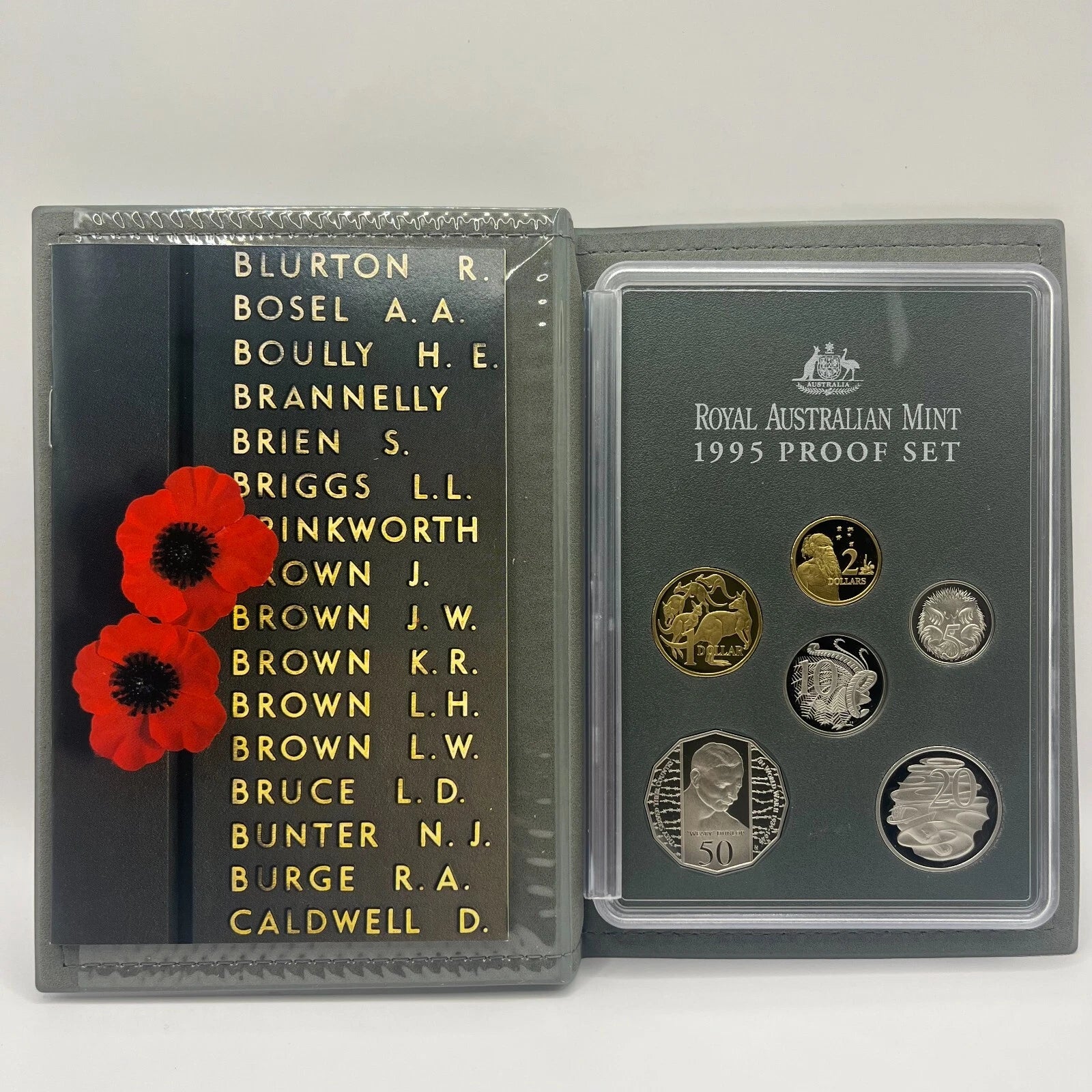 1995 Proof Coin Set - End of WWII Anniversary - Elizabeth II in RAM Case