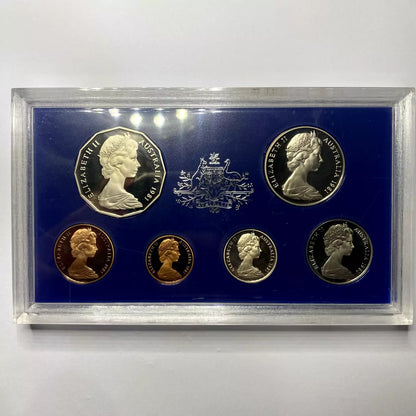 1981 Proof Coin Set - Royal Australian Mint - In Foam
