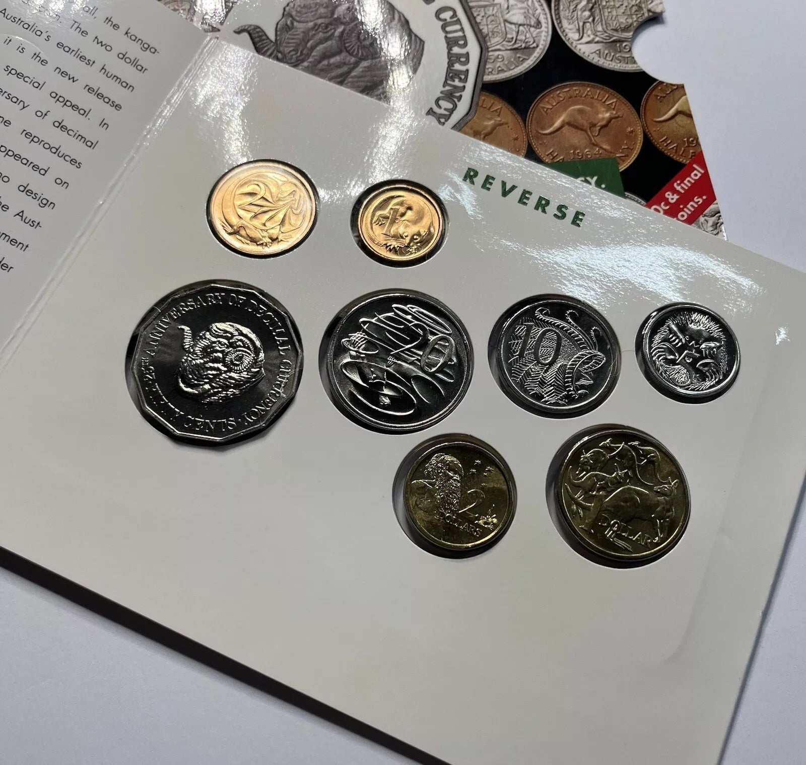 1991 Mint Year Coin Set - Rams Head