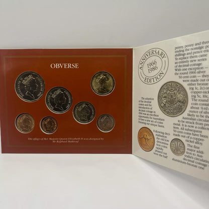1986 Mint Year Coin Set - International Year of Peace