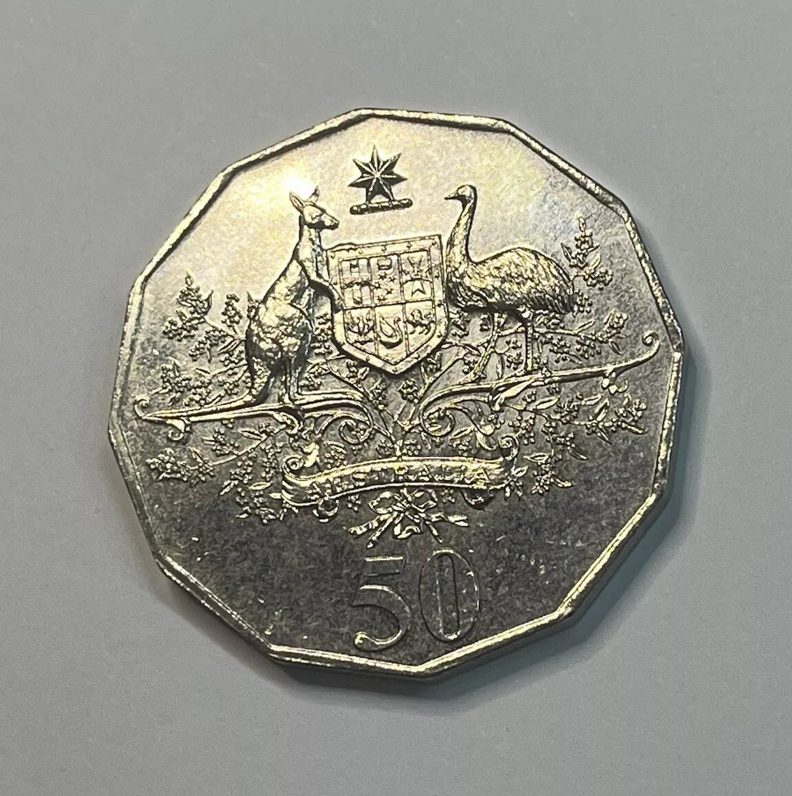 2001 Coat Of Arms Federation 50 Cent - Uncirculated