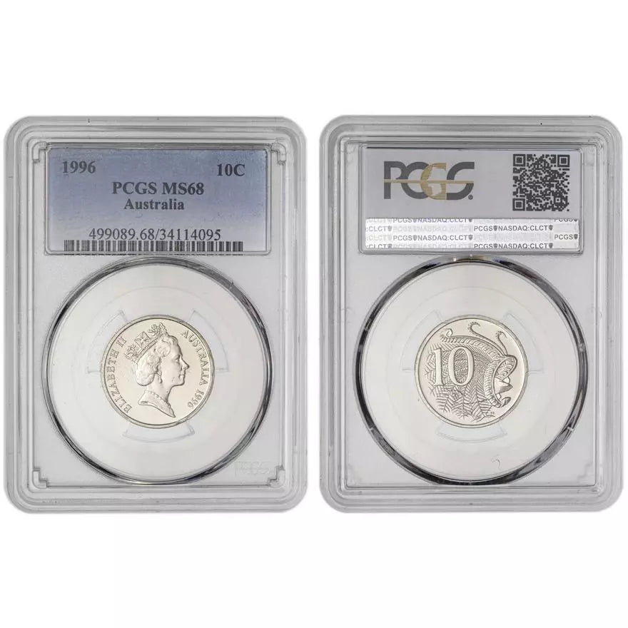 1996 Ten Cent Coin - PCGS MS68
