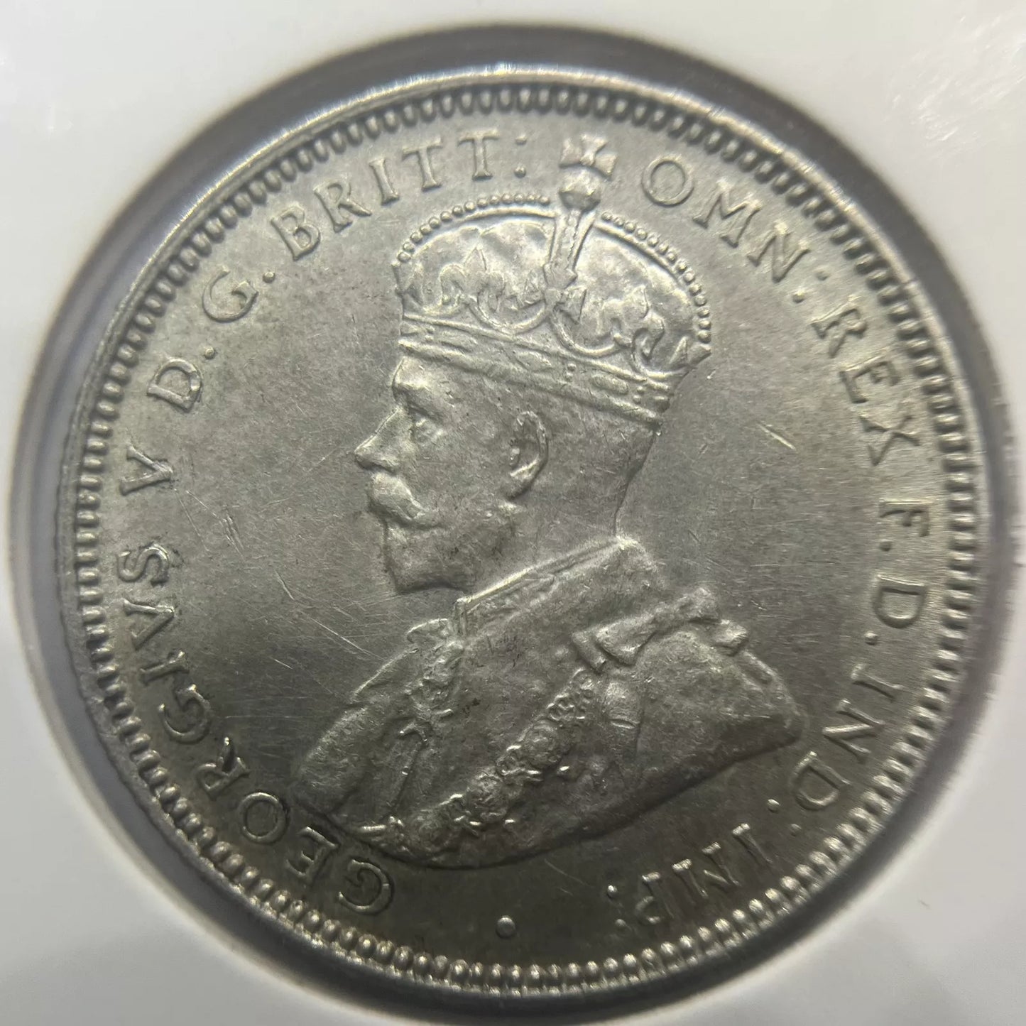 1928 Shilling Coin - almost Extremely Fine