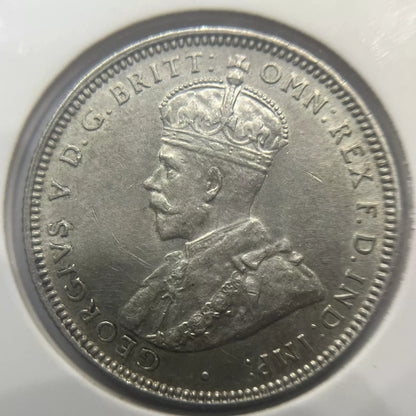 1928 Shilling Coin - almost Extremely Fine