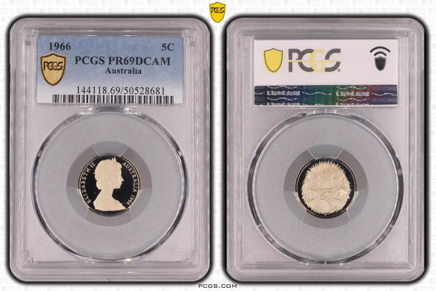 1966 Five Cent Coin - PCGS PR69 DCAM