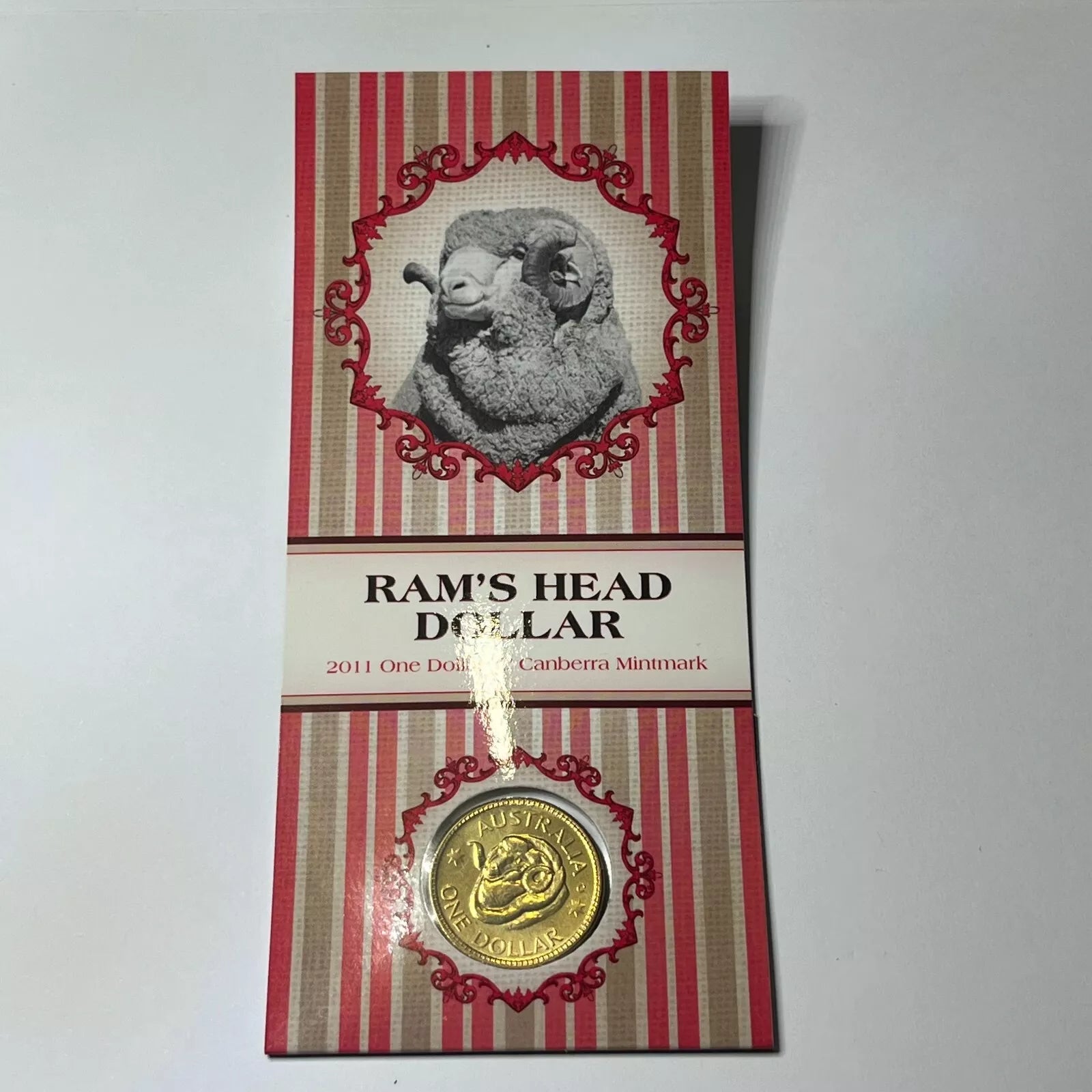 2011 One Dollar - Rams Head - C Mint Mark RAM Card