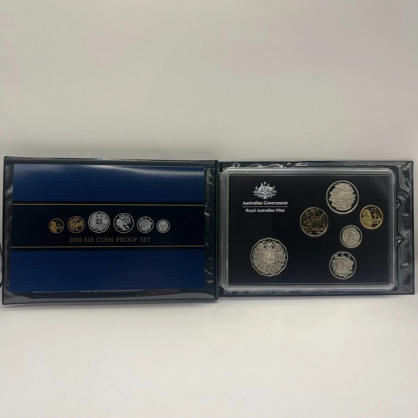 2010 Mint Proof Coin Set - 6 Coins - New as Issued Elizabeth II in RAM Case