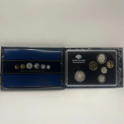 2010 Mint Proof Coin Set - 6 Coins - New as Issued Elizabeth II in RAM Case