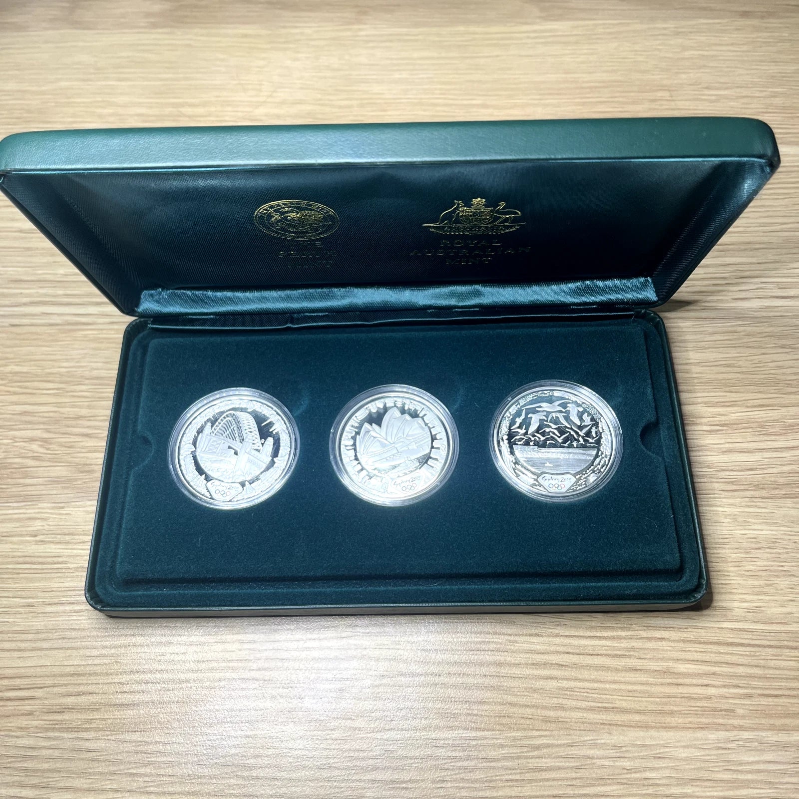 2000 Silver Five Dollar $5 Coin Set - Olympics 'Host City' - RAM Case Proof