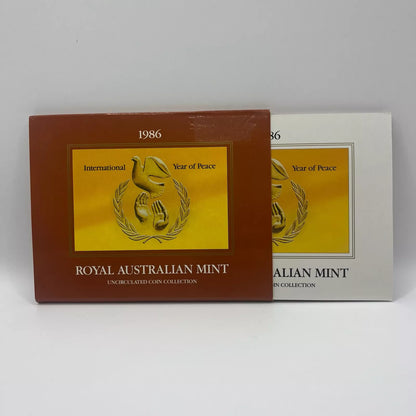 1986 Mint Year Coin Set - International Year of Peace