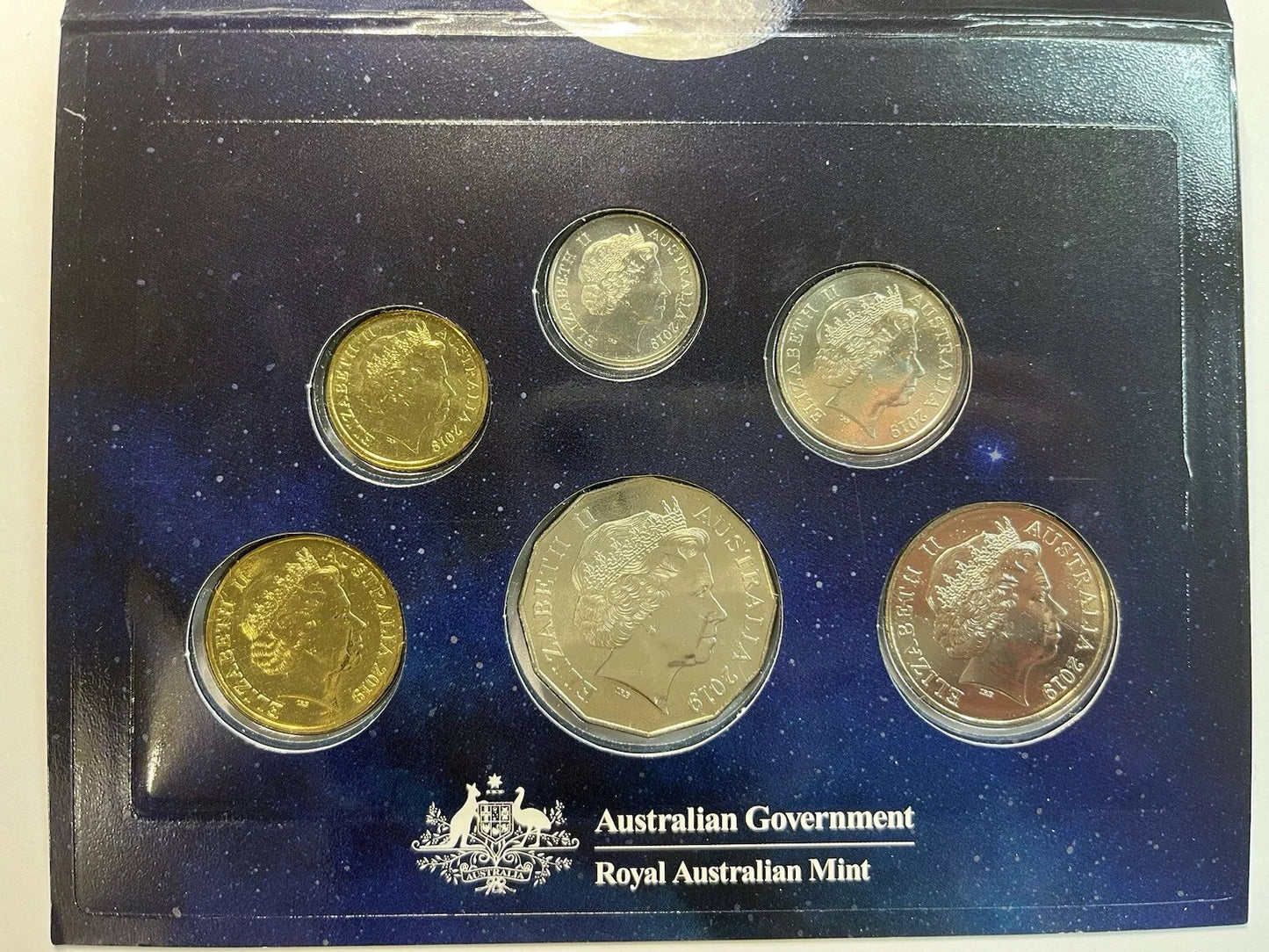 2019 Mint Year Coin Set - 50th Anniversary of the Moon Landing