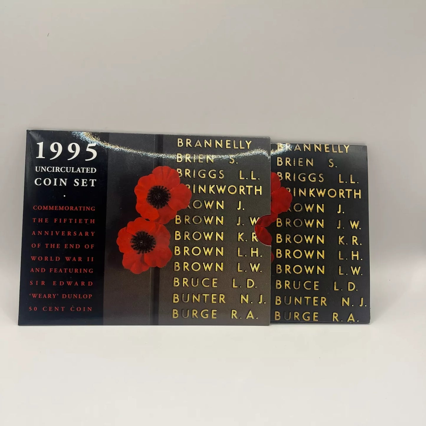 1995 Mint Year Coin Set - 50th Anniversary of End of WWII