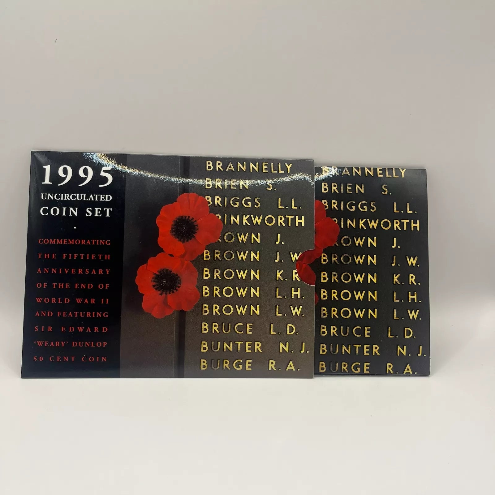 1995 Mint Year Coin Set - 50th Anniversary of End of WWII