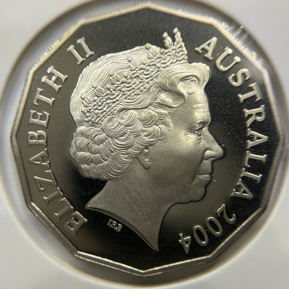2004 Fifty 50 Cent Coin - Ex Proof Set - Elizabeth II Australia